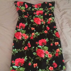 Satin cocktail dress